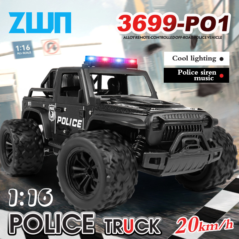 Home Security Police - ZWN 1:16 Alaşım Yüksek Hızlı Off-Road