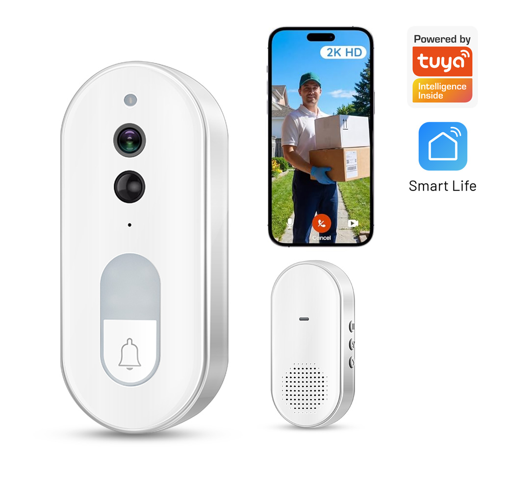 Home Security Premium - Tuya Akıllı Görüntülü Kapı Zili Kablosuz