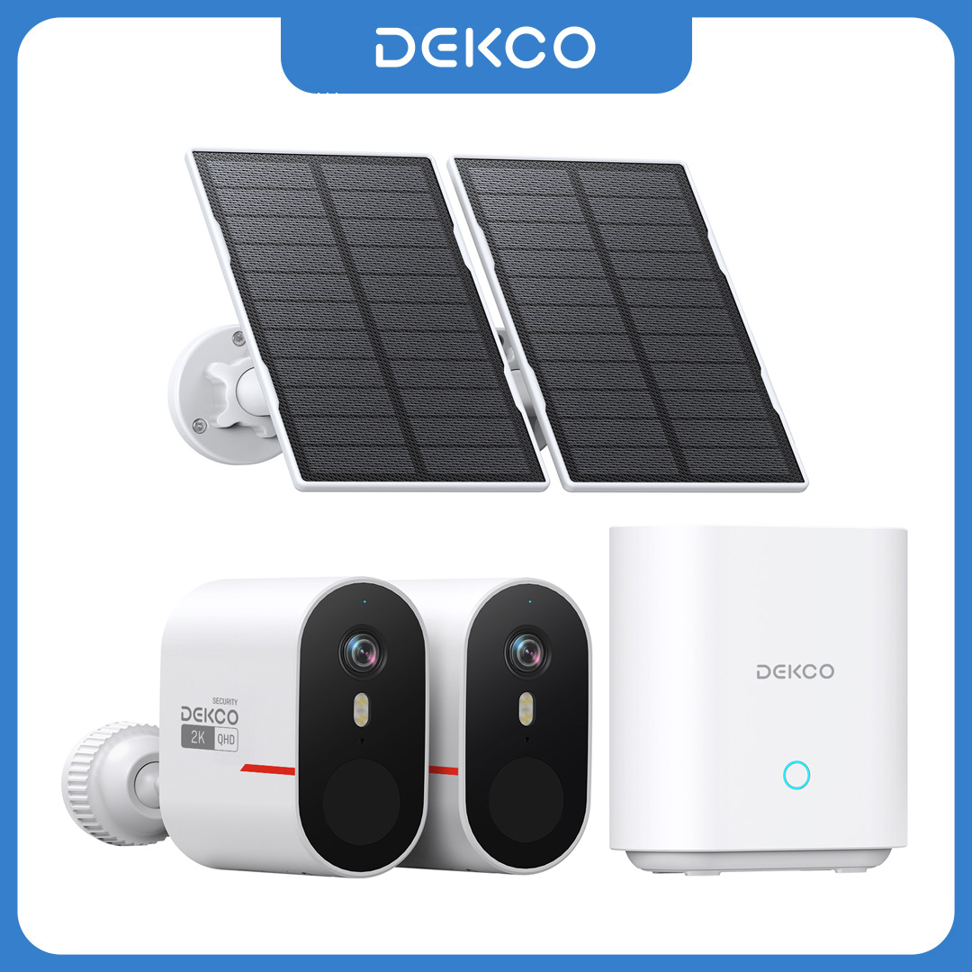 Home Security Deals - Dekco 3MP WiFi Solar Kamera Sistemi