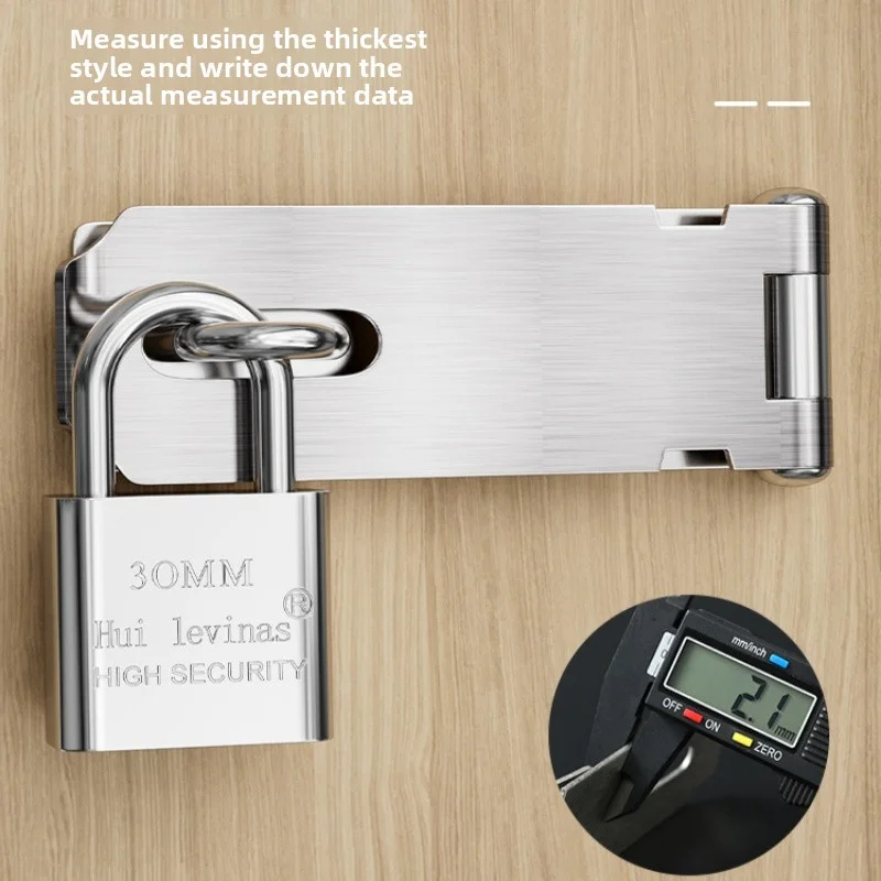 Home Security Tapo - Paslanmaz Çelik Asma Kilit Çile 90