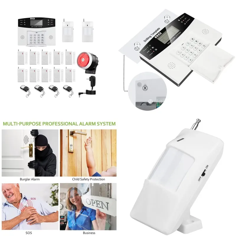 Home Security Alarm - Ev Hırsız Alarm Kiti Otomatik Arama