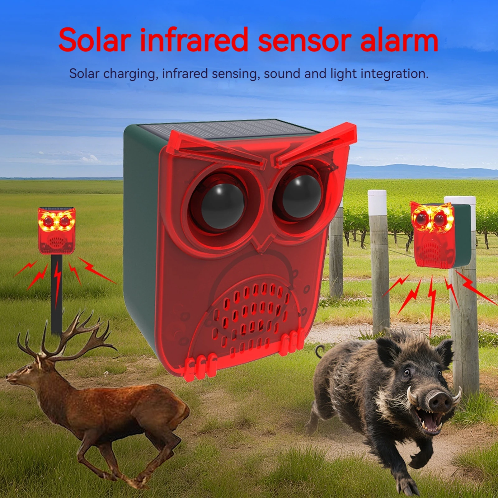 Pet Immune Pir Sensor - Dış Mekan Su Geçirmez Güneş Enerjili