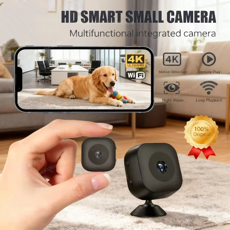 Home Security Premium - 4K HD Güvenlik Kamerası WiFi Kablosuz