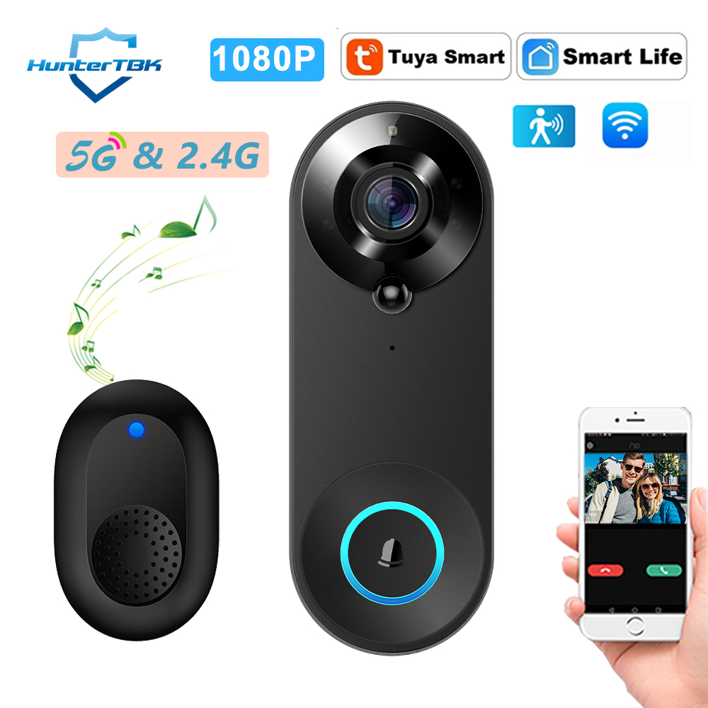 Home Security Premium - 5G 2.4G WiFi Görüntülü Kapı Zili