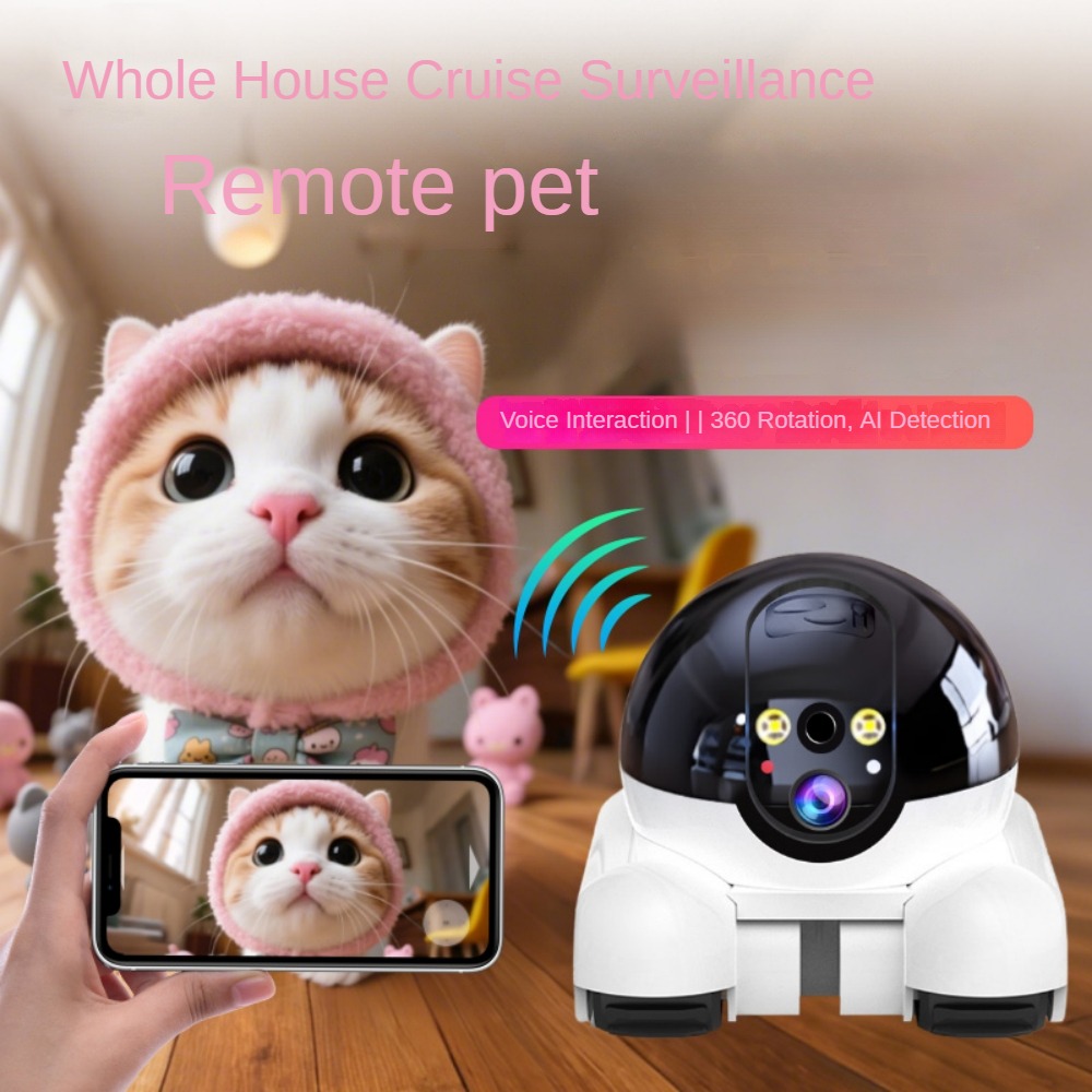 Home Security Robot - Yeni 1080P HD WIFI Kamera PTZ