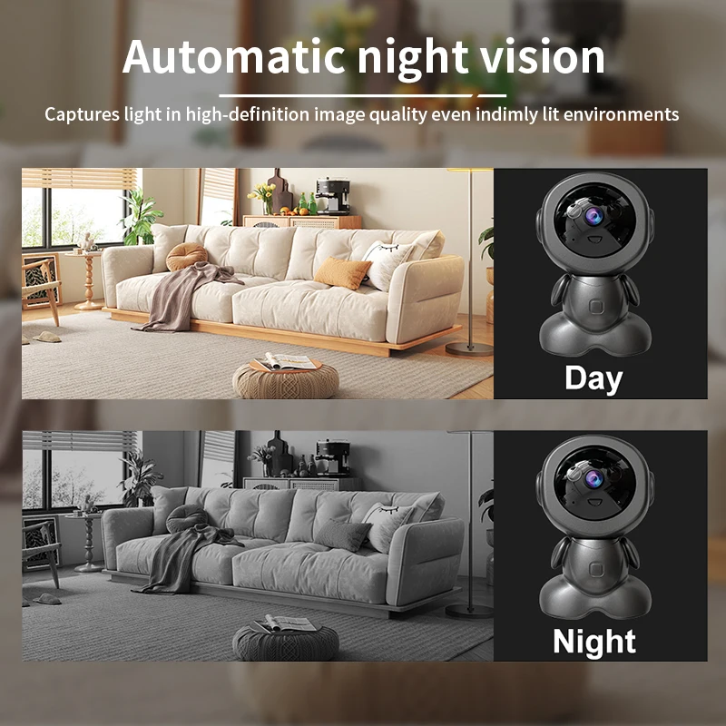 8MP Wifi Gözetim Robot Kameras - Home Security Robot incelemesi ve fiyatı