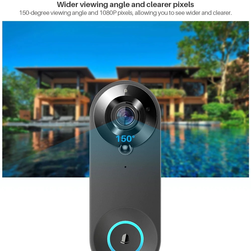 Tuya 1080P kablosuz WIFI kapı  - Home Security Premium incelemesi ve fiyatı