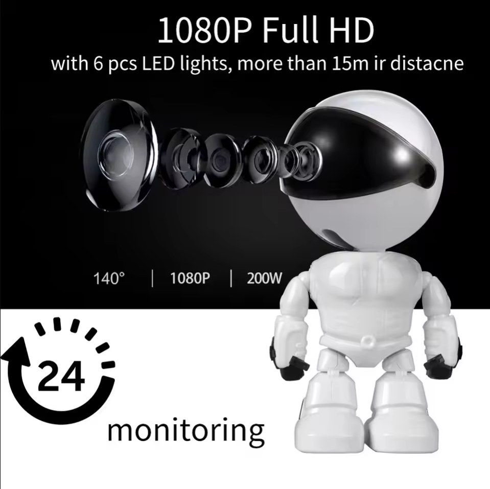 Akıllı Robot WiFi IP Kamera 10 - Home Security Robot incelemesi ve fiyatı