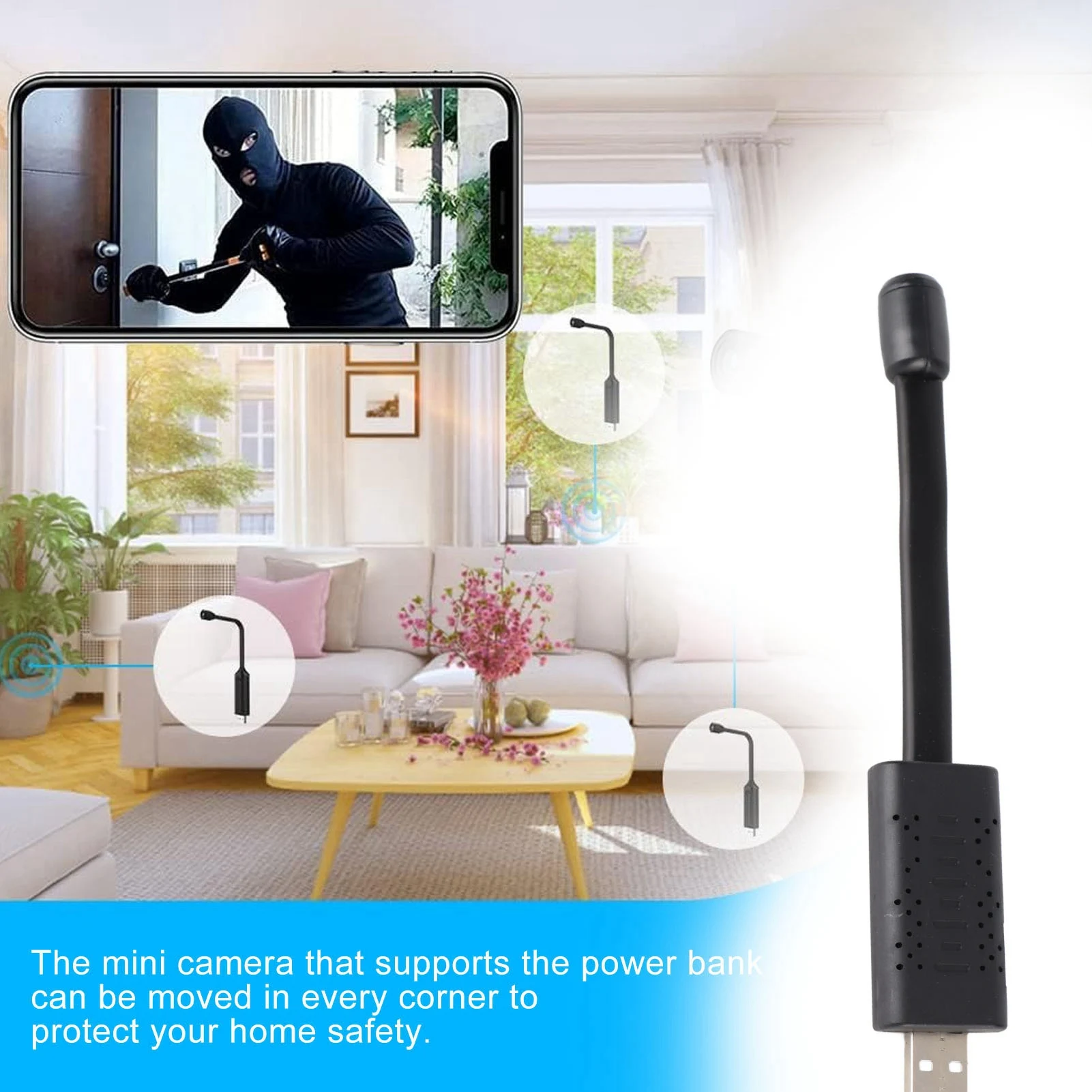 USB WiFi Güvenlik Kamerası 108 - Home Security Premium incelemesi ve fiyatı