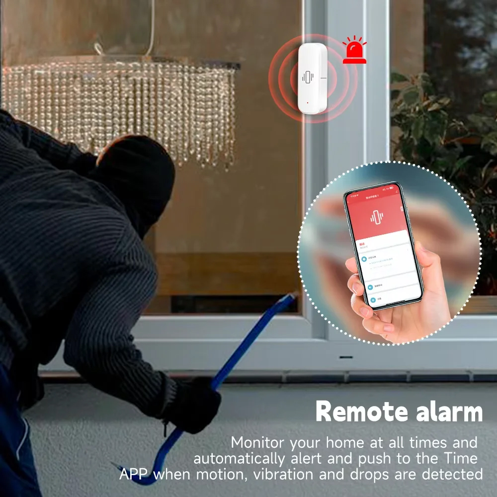 Akıllı ZigBee Titreşim Sensörü - Home Security Alarm incelemesi ve fiyatı