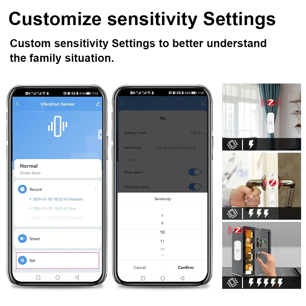 Akıllı ZigBee Titreşim Sensörü - Home Security Alarm incelemesi ve fiyatı