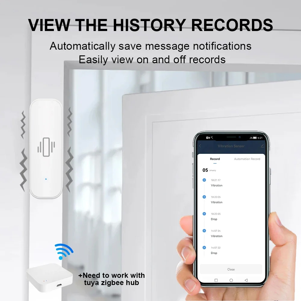Akıllı ZigBee Titreşim Sensörü - Home Security Alarm incelemesi ve fiyatı