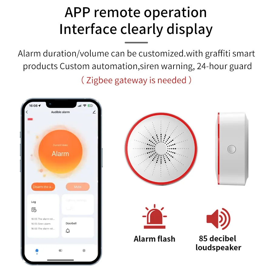 Tuya WiFi ZigBee Akıllı Alarm  - Home Security Deals incelemesi ve fiyatı