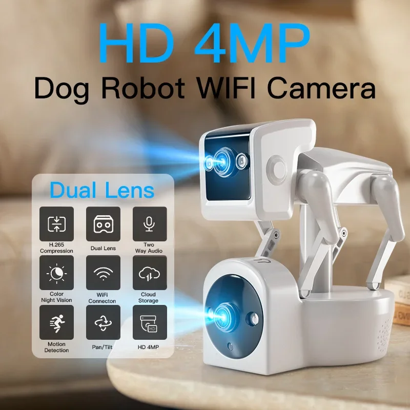 2MP Kamera IP Kamera Kablosuz  - Home Security Robot incelemesi ve fiyatı