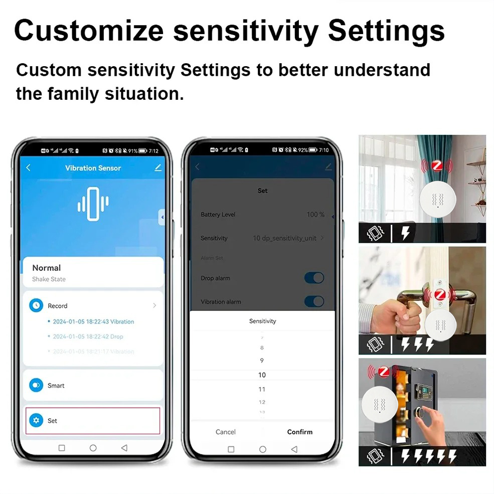 Tuya ZigBee Akıllı Titreşim ve - Home Security Alarm incelemesi ve fiyatı