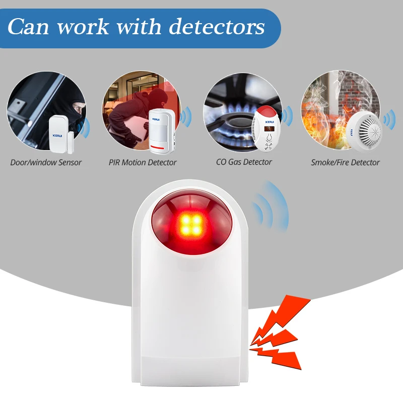 Flaş Alarm Kablosuz Dış Mekan  - Home Security Battery incelemesi ve fiyatı