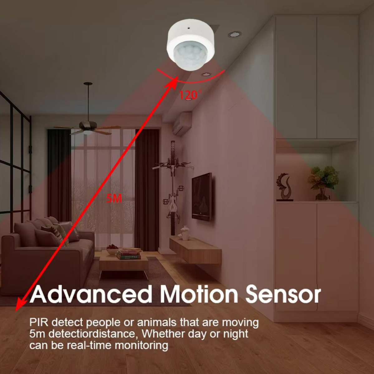 Zigbee3.0 Mini PIR İnsan Harek - Home Security Alarm incelemesi ve fiyatı