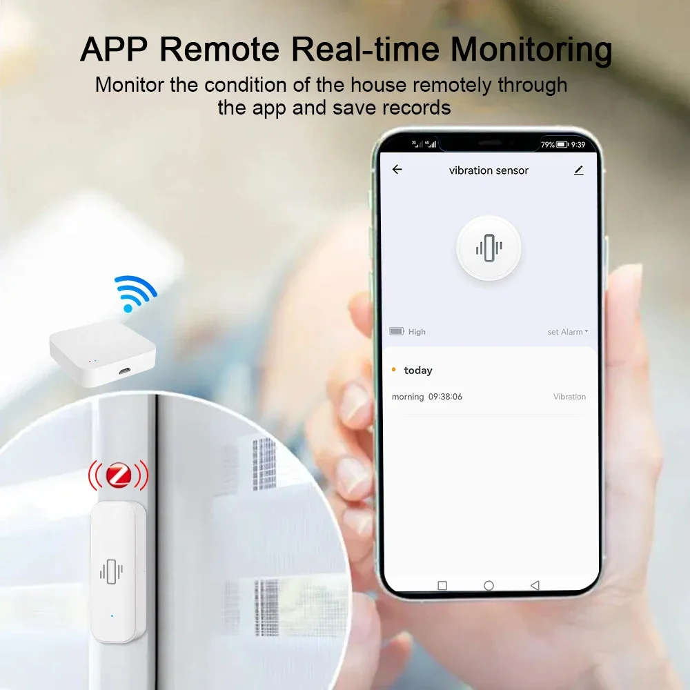 Tuya WiFi/Zigbee akıllı titreş - Home Security Alarm incelemesi ve fiyatı
