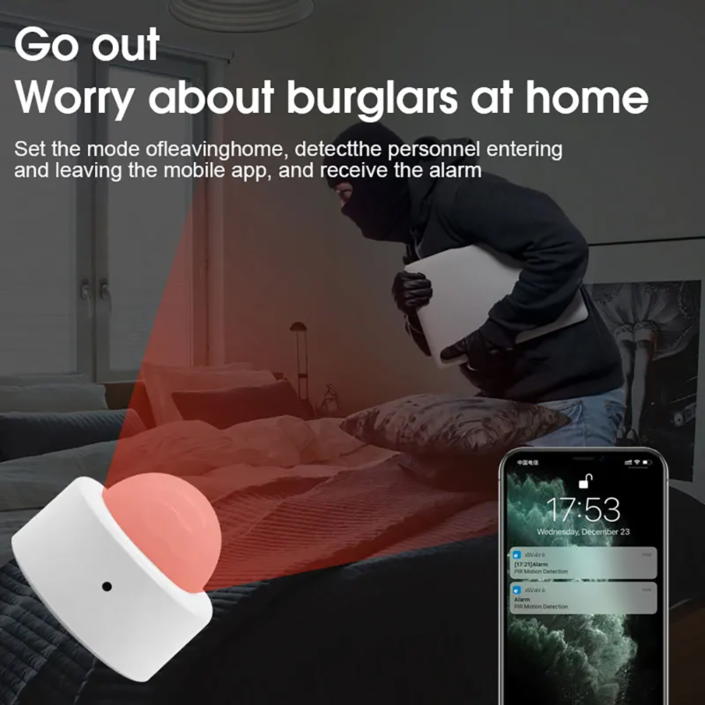COOLO Zigbee 3.0 PIR hareket s - Home Security Alarm incelemesi ve fiyatı