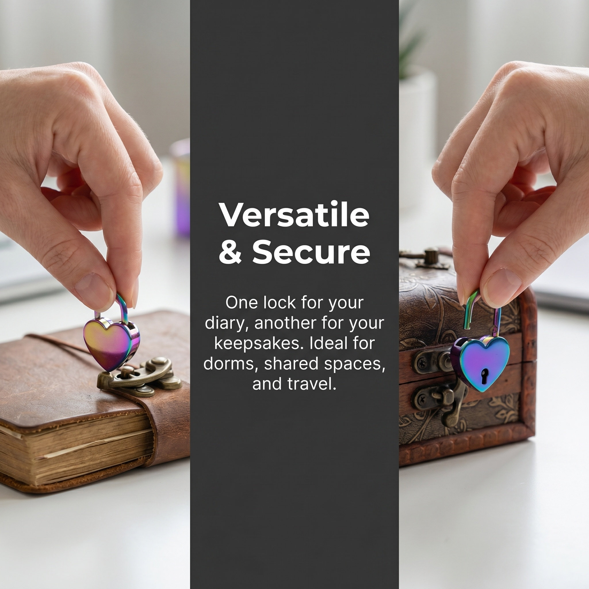 2 takım Mini kalp şeklinde asm - Home Security Box incelemesi ve fiyatı