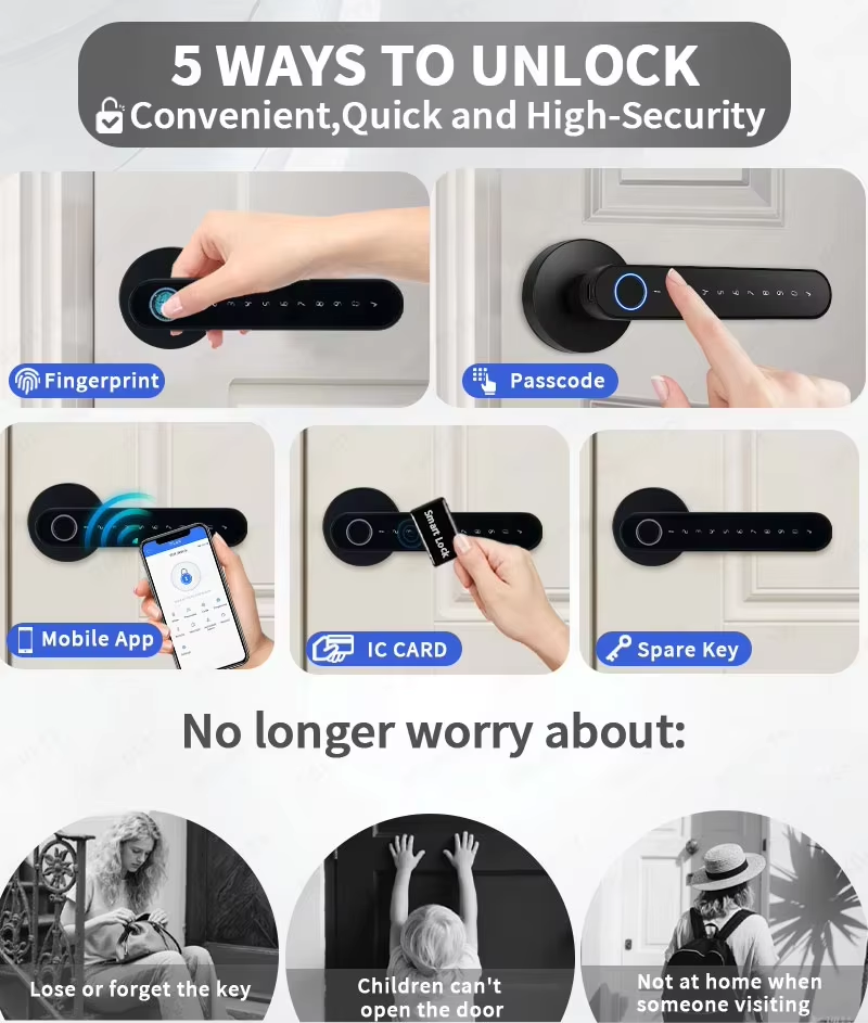 TTLock Akıllı Dijital Kapı Kil - Home Security Battery incelemesi ve fiyatı